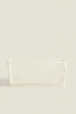 ZARA Lavandarias / Limpeza|Lavandarias / Limpeza^CESTO LACADO Branco