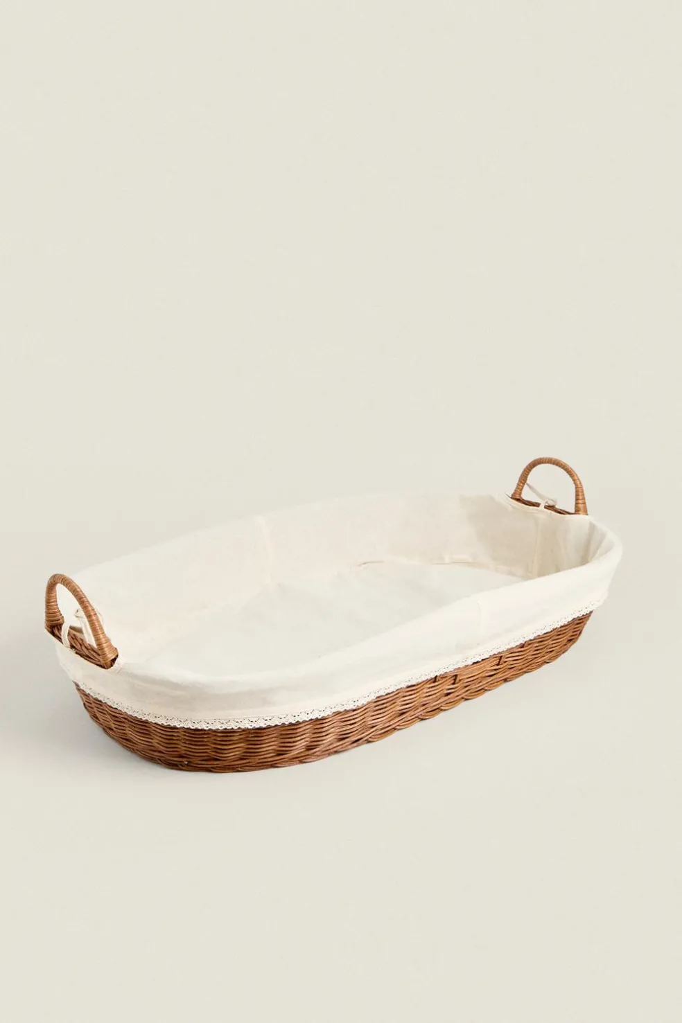 CESTO PARA TROCADOR RATÃ-ZARA Best Sale