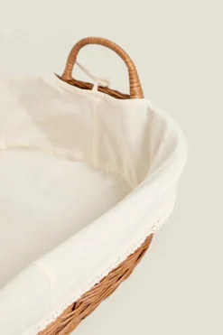 CESTO PARA TROCADOR RATÃ-ZARA Best Sale