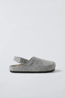 CHINELO DE CASA EM FELTRO-ZARA Cheap