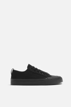 ZARA Desportivos|Sapatos^CHINELO DE TECIDO Preto