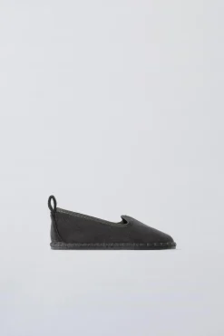 CHINELO DE VELUDO-ZARA Best Sale