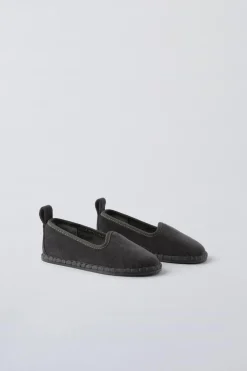 CHINELO DE VELUDO-ZARA Best Sale
