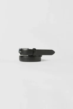 CINTO DE PELE COM FIVELA-ZARA New