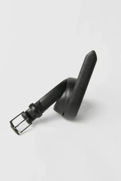 CINTO DE PELE COM FIVELA-ZARA New