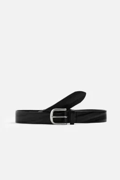 ZARA Pele|Acessórios^CINTO EM PELE Preto