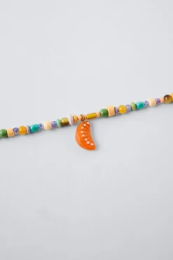COLAR COM MISSANGAS E PENDENTE FRUTA-ZARA Outlet