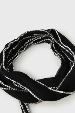 COLAR LENÇO COM MISSANGAS Z3D-ZARA New
