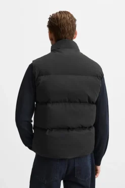 ZARA Blusões|Casacos De Pluma^COLETE ACOLCHOADO Preto