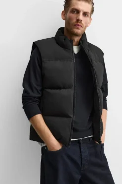 ZARA Blusões|Casacos De Pluma^COLETE ACOLCHOADO Preto