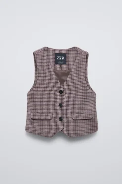 COLETE AOS QUADRADOS-ZARA Clearance