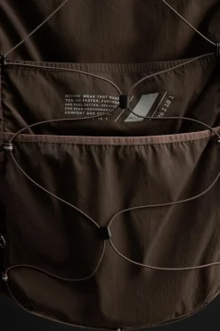 ZARA Coletes^COLETE BOLSOS UTILITY Grená-claro