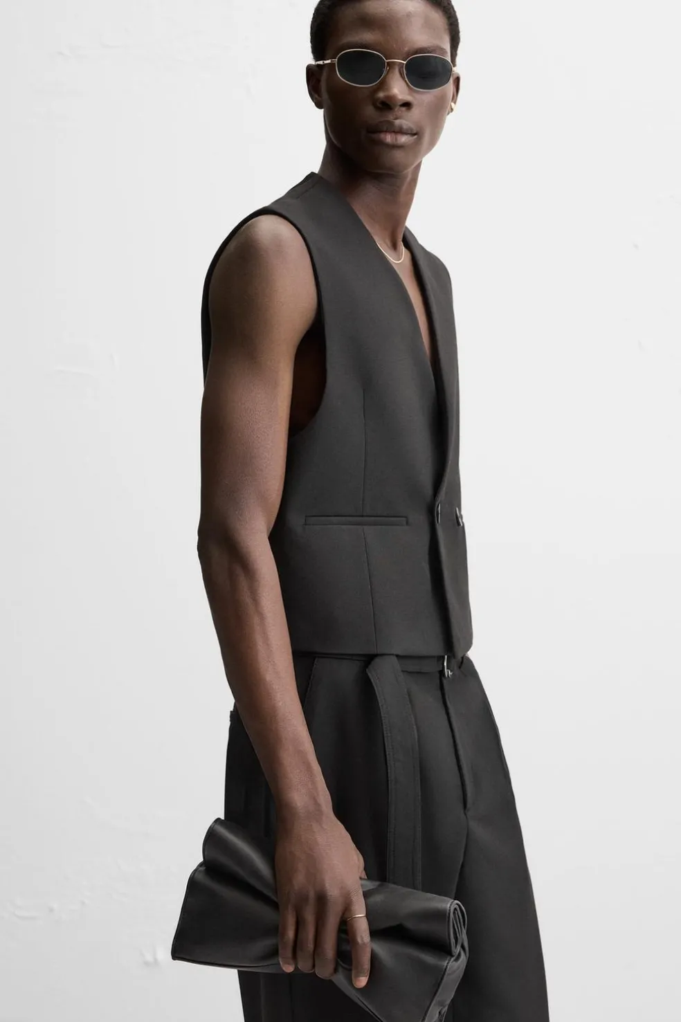 ZARA Coletes|Blazers^COLETE DE VESTIR BOXY FIT Preto