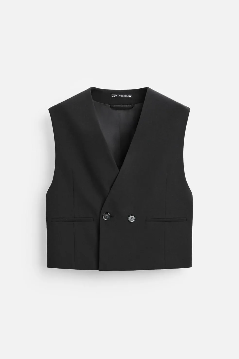ZARA Coletes|Blazers^COLETE DE VESTIR BOXY FIT Preto