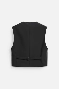 ZARA Coletes|Blazers^COLETE DE VESTIR BOXY FIT Preto