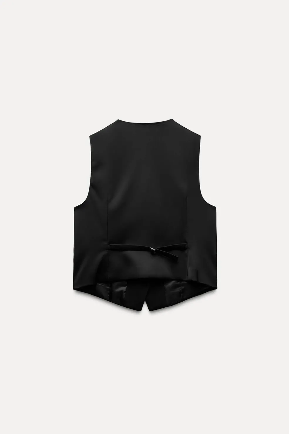 ZARA Blazers / Coletes^COLETE DUPLO COM PRESILHA Preto