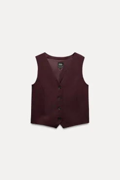 ZARA Blazers / Coletes^COLETE JUSTO Bordeaux