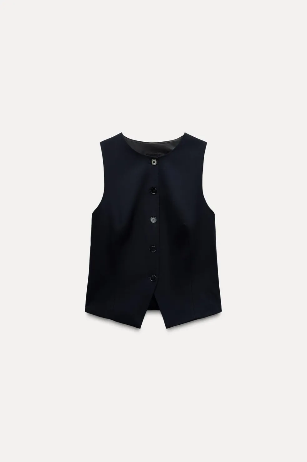 ZARA Blazers / Coletes^COLETE JUSTO Azul-marinho
