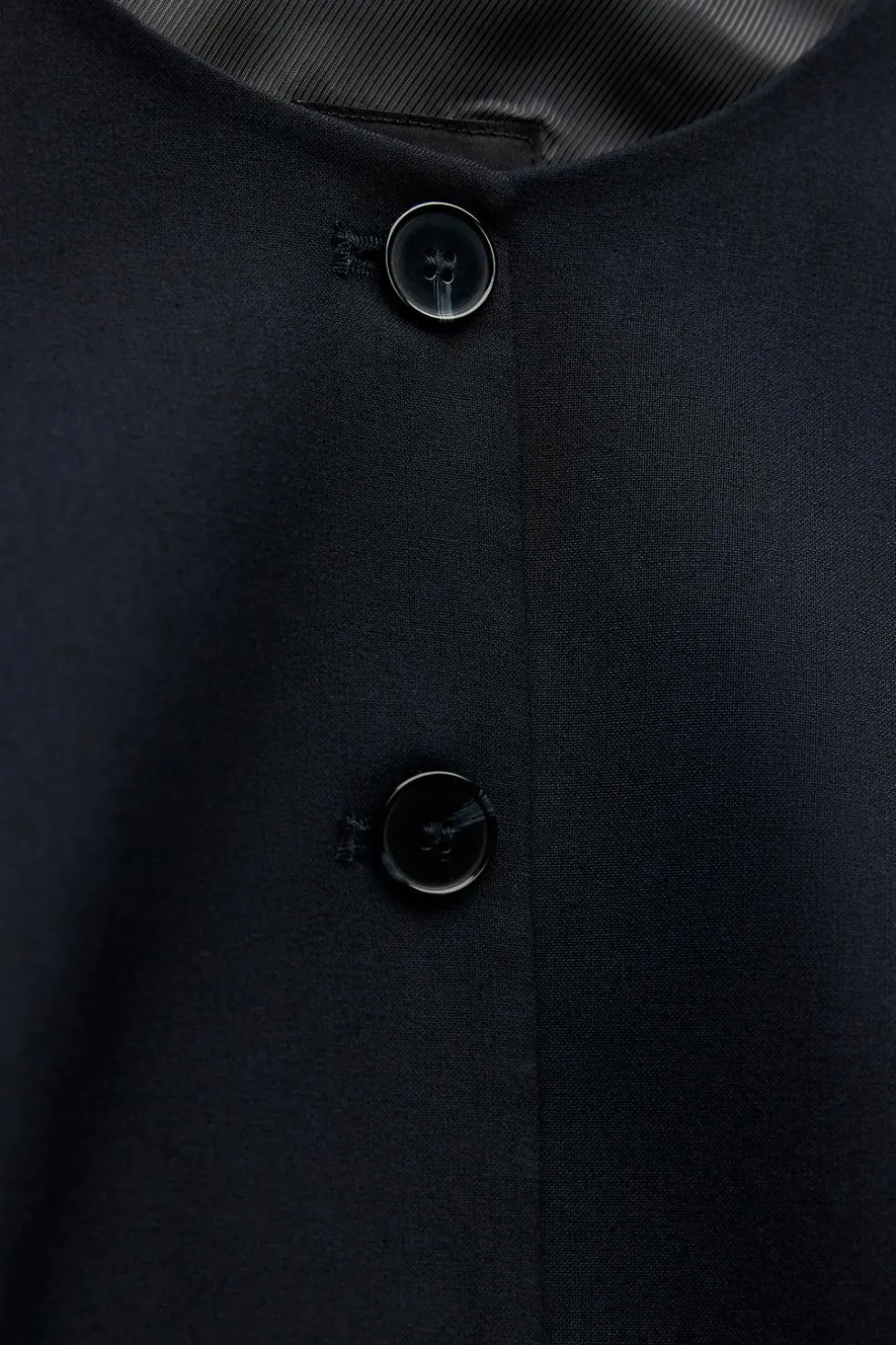 ZARA Blazers / Coletes^COLETE JUSTO Azul-marinho