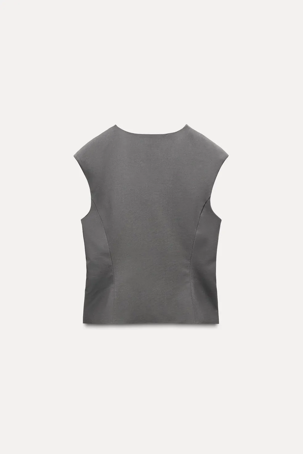 ZARA Blazers / Coletes^COLETE JUSTO TIPO TOP Petróleo-claro