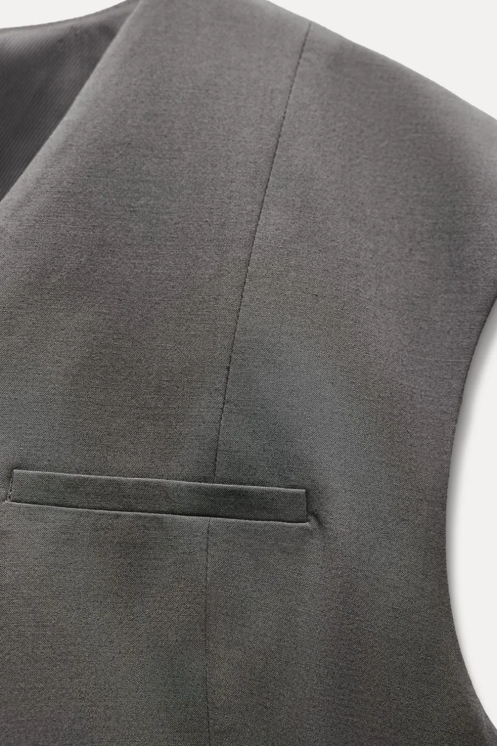 ZARA Blazers / Coletes^COLETE JUSTO TIPO TOP Petróleo-claro