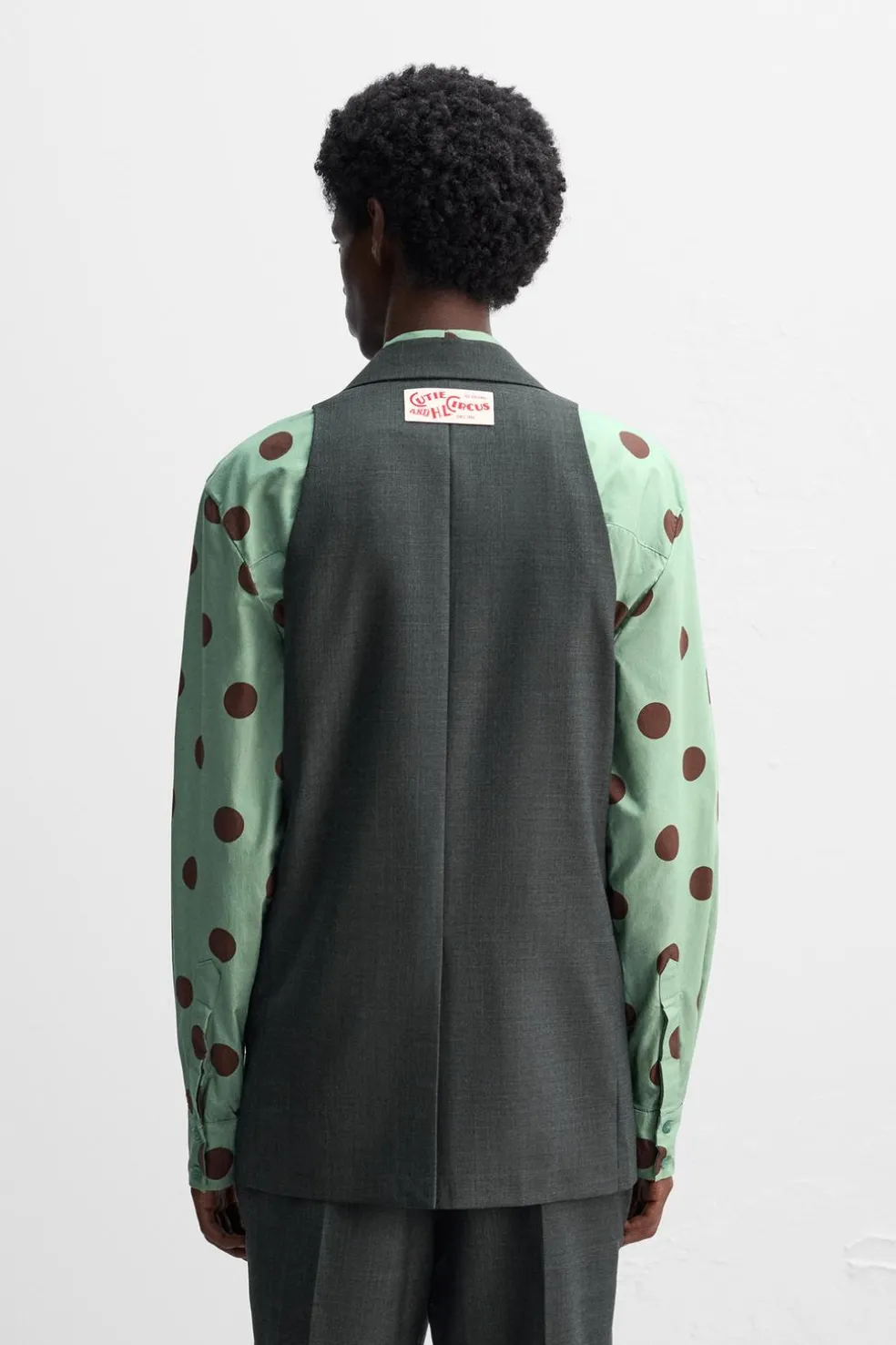 ZARA Coletes^COLETE LOOSE FIT X HARRY LAMBERT Cinzento