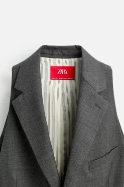 ZARA Coletes^COLETE LOOSE FIT X HARRY LAMBERT Cinzento