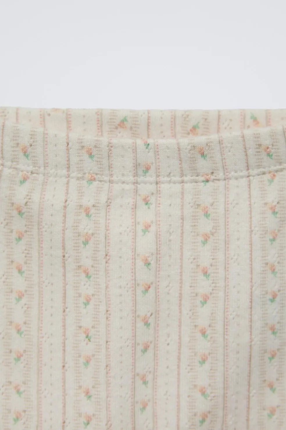 CONJUNTO DE BODY E LEGGINGS POINTEILLE COM FLOREZINHAS-ZARA Sale