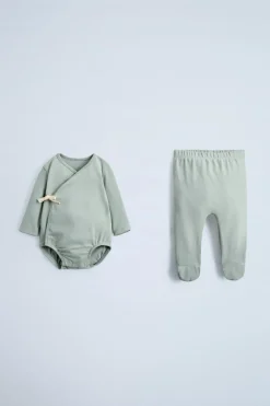 CONJUNTO DE BODY E LEGGINGS LISAS-ZARA Sale