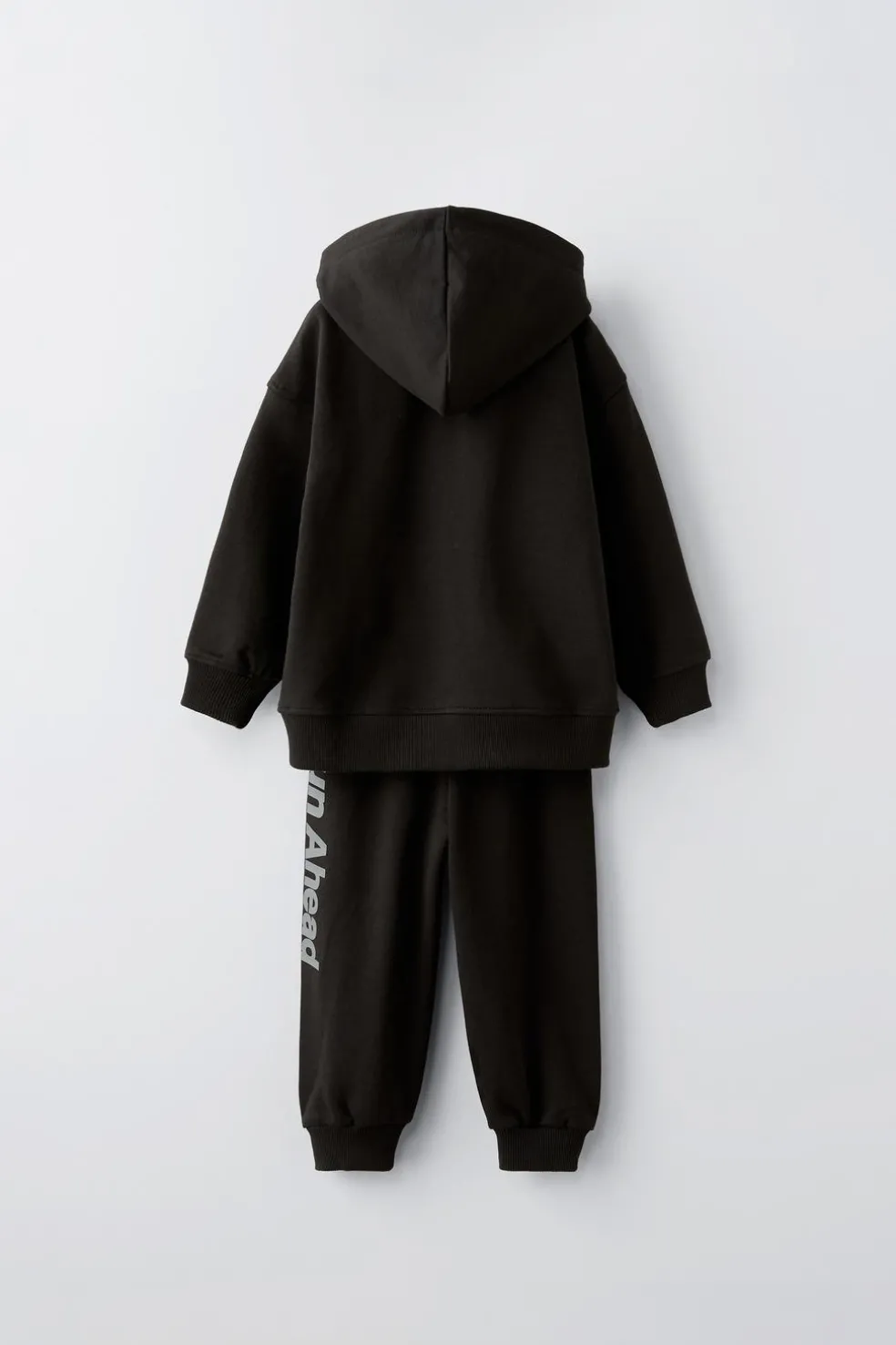 CONJUNTO DE FELPA COM SWEATSHIRT E JOGGER COM MENSAGEM-ZARA Best