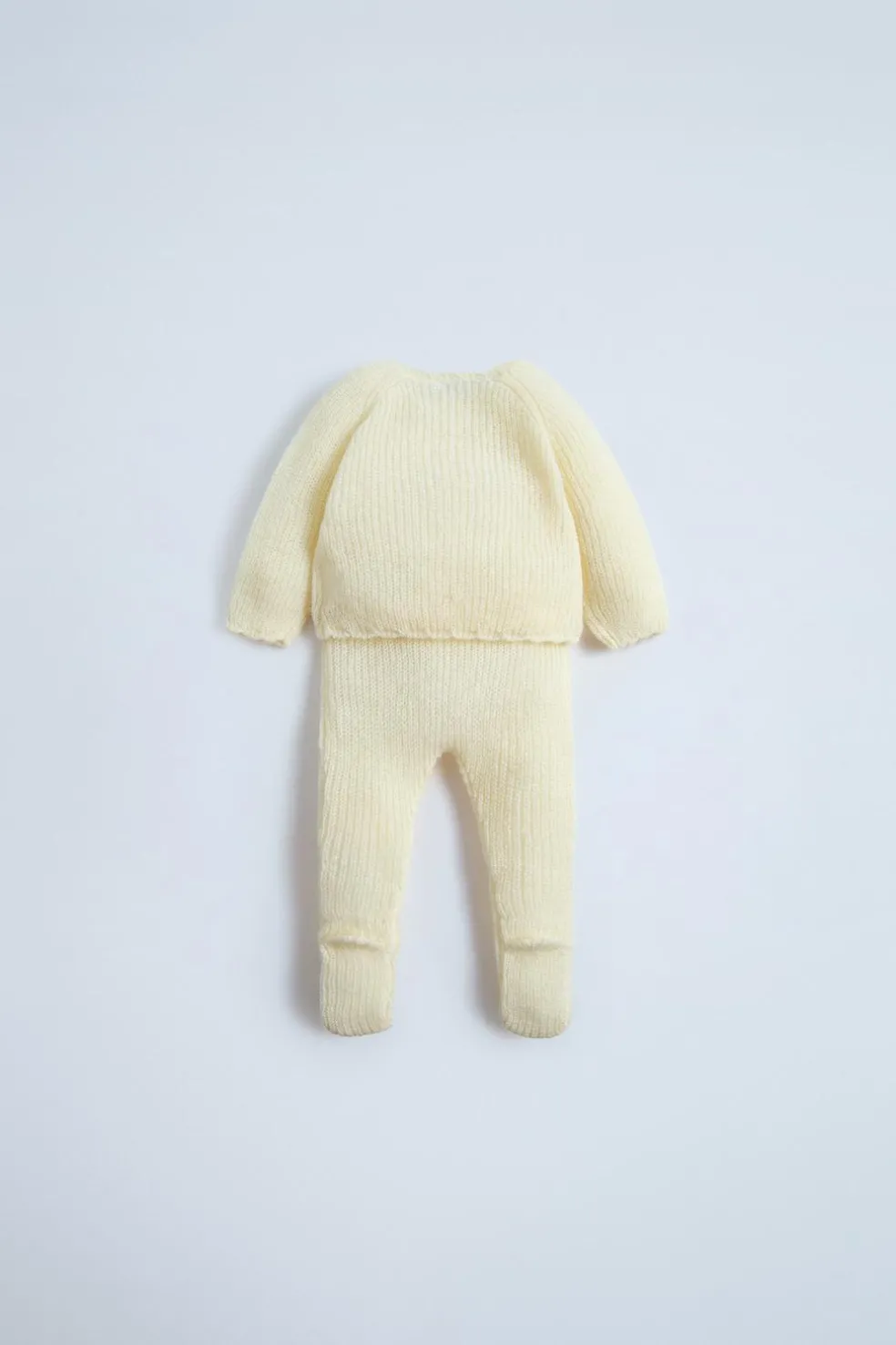 CONJUNTO DE JERSEY E POLAINA COM LÃ ALPACA-ZARA Outlet
