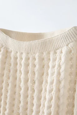 CONJUNTO DE MALHA EM ALGODÃO E SEDA-ZARA Discount