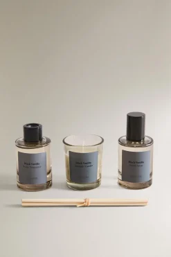 ZARA Fragrâncias Para Casa|Fragrâncias Para Casa^CONJUNTO DE PRESENTE BLACK VANILLA (CONJUNTO DE 3) Preto