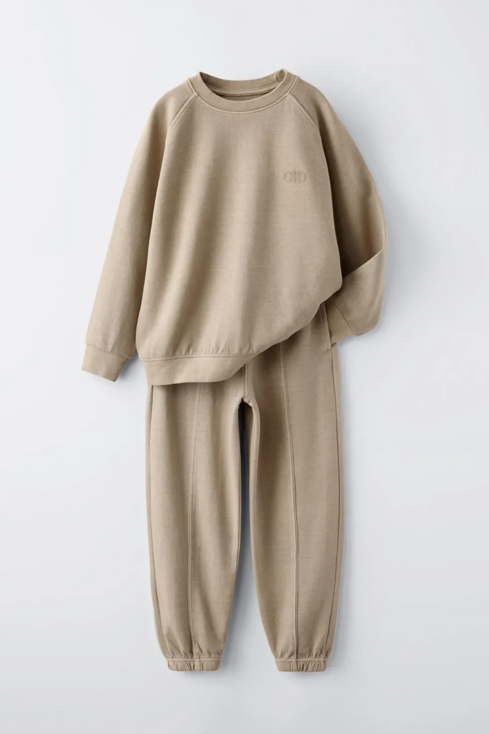 CONJUNTO DE SWEATSHIRT E CALÇAS INTERLOCK-ZARA Shop