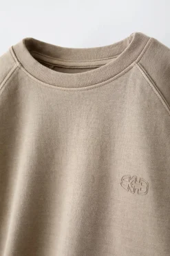 CONJUNTO DE SWEATSHIRT E CALÇAS INTERLOCK-ZARA Shop