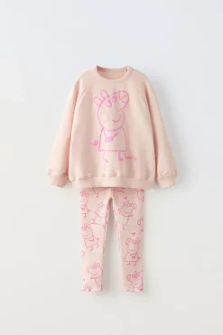 CONJUNTO DE SWEATSHIRT E LEGGINGS PEPPA PIG ™-ZARA Best