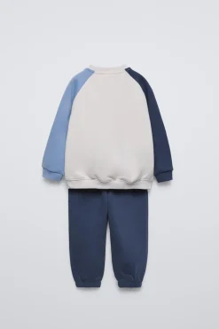 CONJUNTO DE SWEATSHIRT E JOGGERS COM BORDADO-ZARA Discount