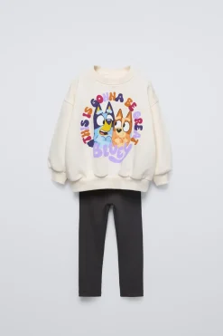 CONJUNTO DE SWEATSHIRT E LEGGINGS BLUEY © LUDO STUDIO-ZARA Cheap