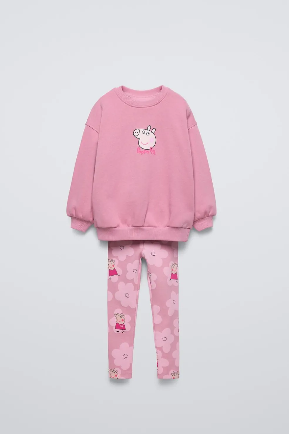 CONJUNTO DE SWEATSHIRT E LEGGINGS PEPPA PIG ™-ZARA Fashion
