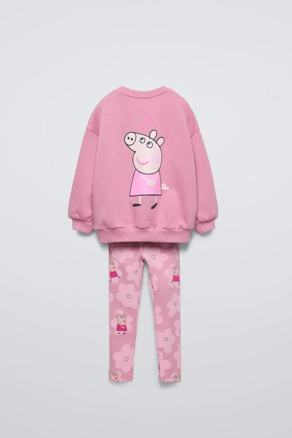 CONJUNTO DE SWEATSHIRT E LEGGINGS PEPPA PIG ™-ZARA Fashion