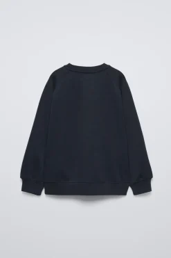CONJUNTO DE SWEATSHIRT E JOGGER COM MENSAGEM BORDADA-ZARA Flash Sale