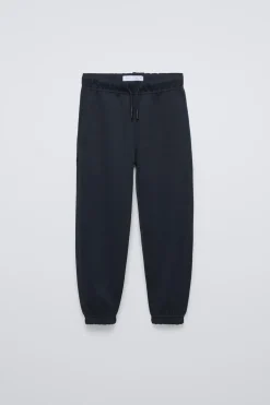 CONJUNTO DE SWEATSHIRT E JOGGER COM MENSAGEM BORDADA-ZARA Flash Sale