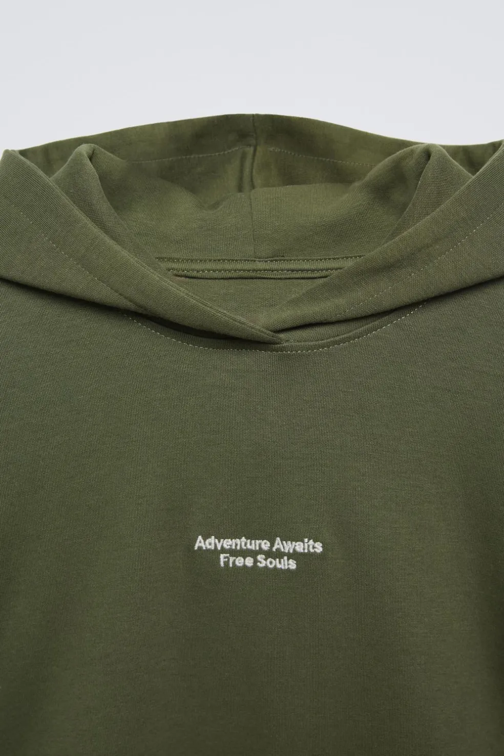 CONJUNTO DE SWEATSHIRT E CALÇAS JOGGER COM MENSAGEM BORDADA-ZARA Fashion