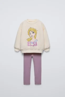 CONJUNTO DE SWEATSHIRT E LEGGINGS ELSA FROZEN © DISNEY-ZARA Store