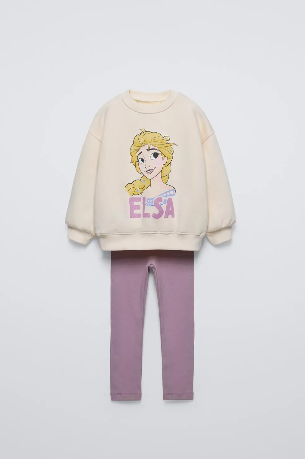CONJUNTO DE SWEATSHIRT E LEGGINGS ELSA FROZEN © DISNEY-ZARA Store