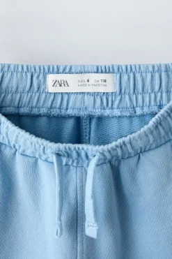 CONJUNTO DE T-SHIRT E CALÇÕES BERMUDA GARMENT DYE-ZARA Flash Sale