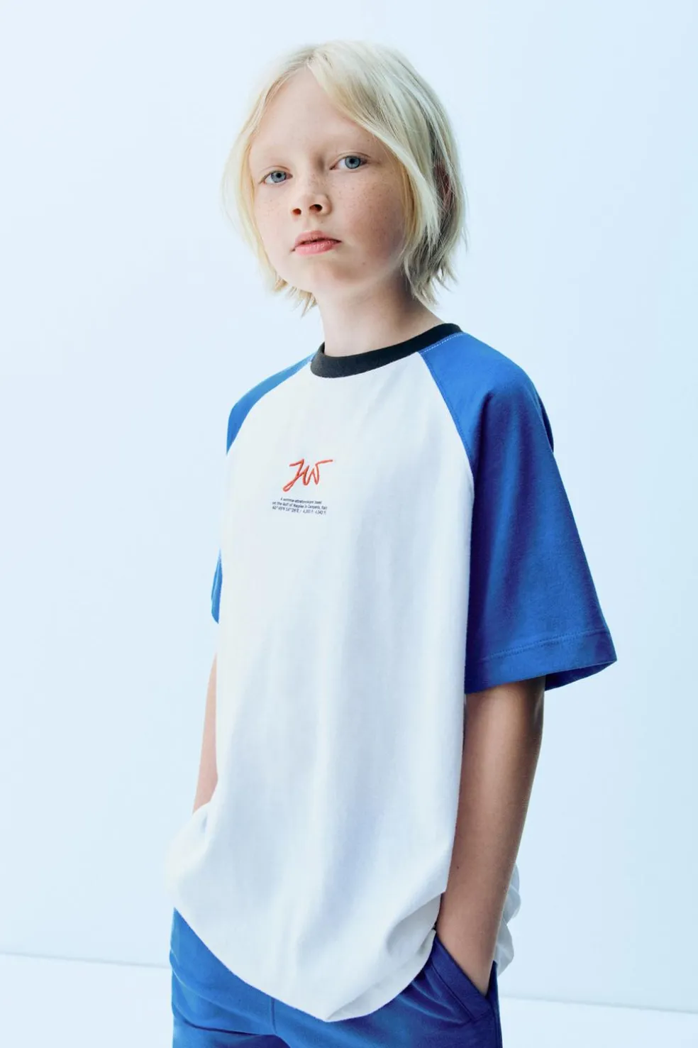 CONJUNTO DE T-SHIRT RANGLÃ E CALÇÕES BERMUDA-ZARA Shop