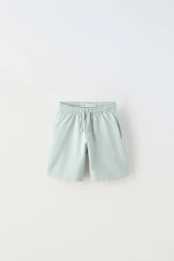 CONJUNTO FELPA T-SHIRT E CALÇÕES BERMUDA BORDADO-ZARA Sale