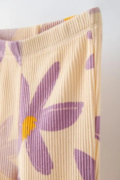 CONJUNTO ÀS FLORES DE SWEATSHIRT E LEGGINGS FLARE-ZARA Clearance