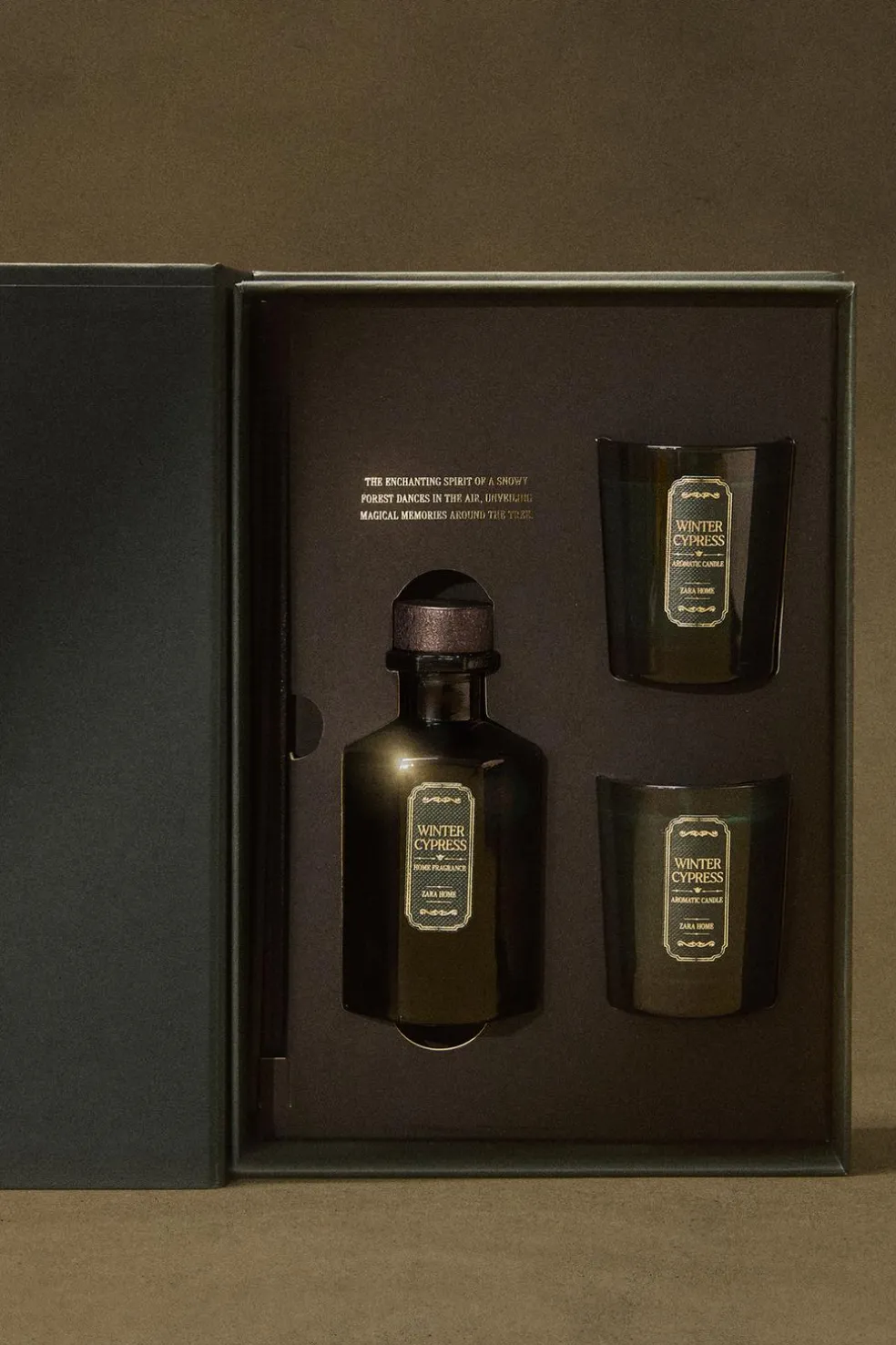 ZARA Fragrâncias Para Casa|Fragrâncias Para Casa^DISCOVERY SET WINTER CYPRESS (CONJUNTO DE 3) whisky
